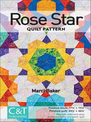Rose Star Quilt Pattern - ebook